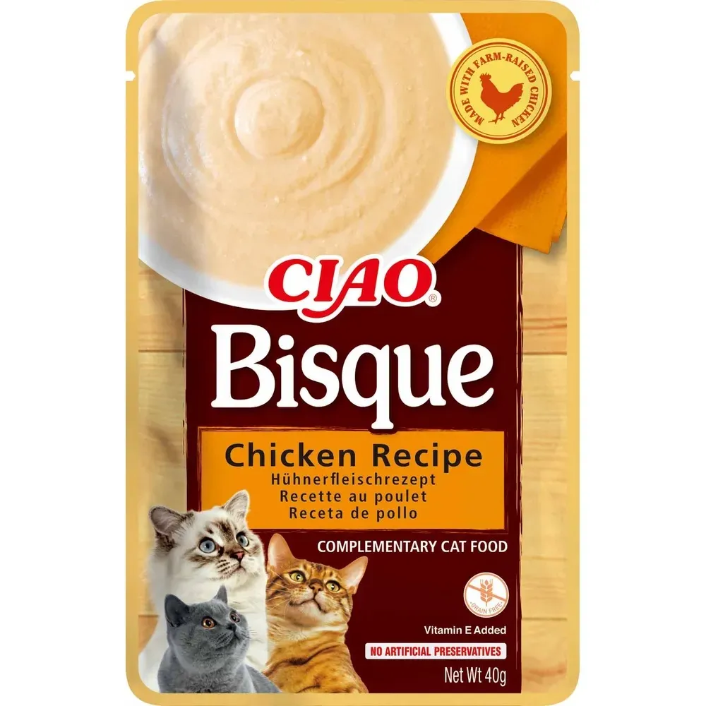 Inaba våtfòr katt - Ciao Bisque Kylling