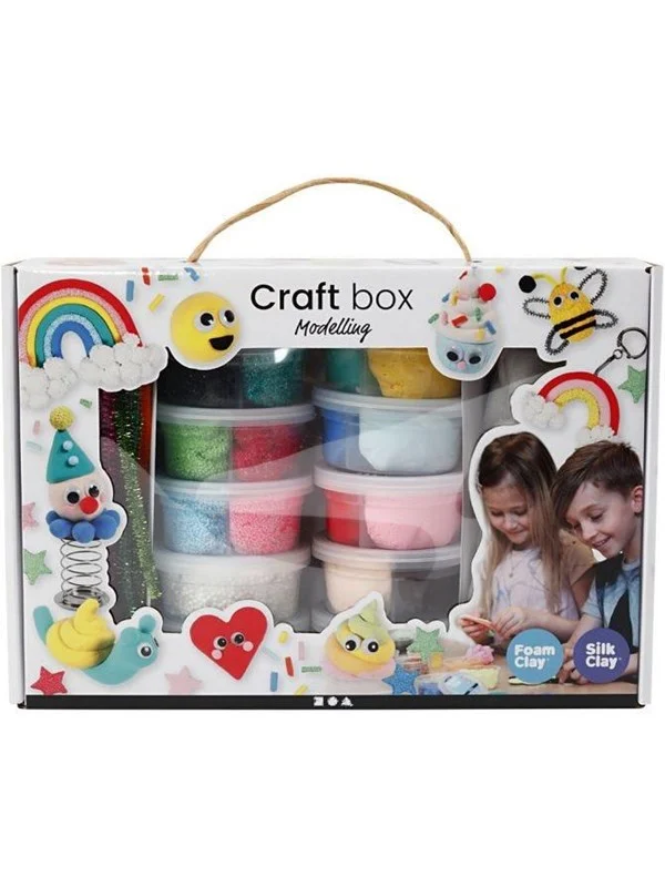 Creativ Company Foam Clay & Silk Clay - Gift Box