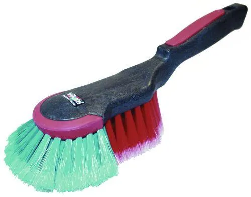 Bilbørste nylon kort 130 grader 524652