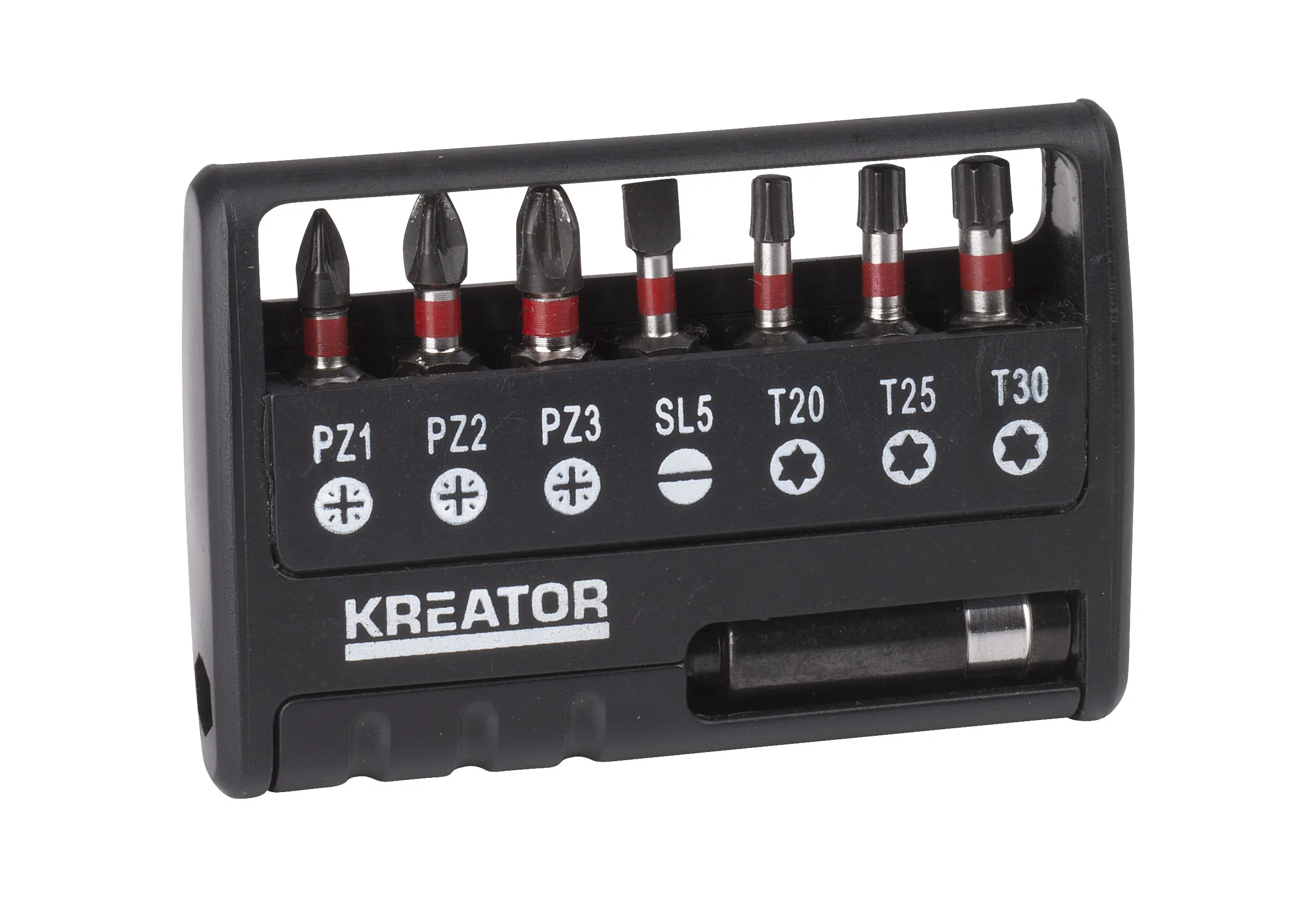 Bitssett impact torsion 8 deler