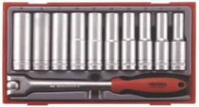 Topnøkkelsett lange piper 1/2 tt1211-p