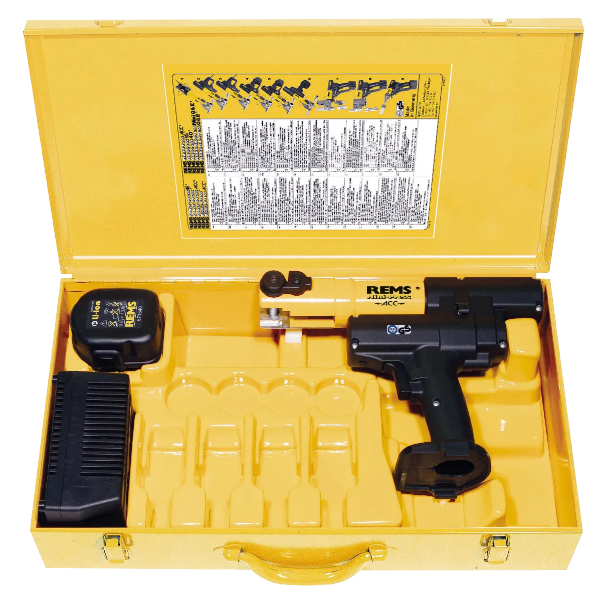 REMS pressmaskin mini 14,4V ACC BP stålkasse