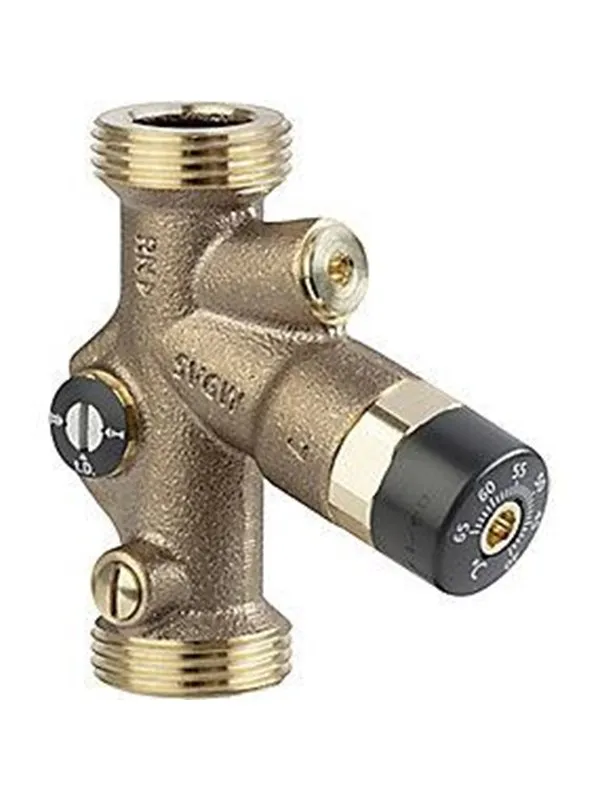 Viega Easytop control valve 1'' Nipple/nipple Silicon bronze