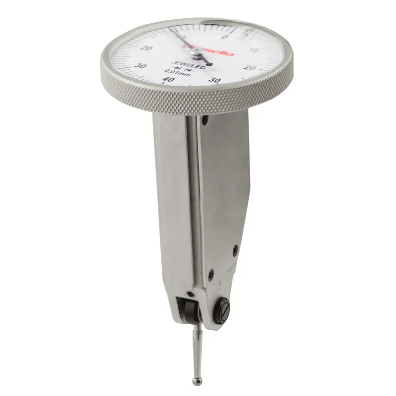Vippeindikator 0,8x0,01 mm med horisontalt måleur og 16 mm vippearм