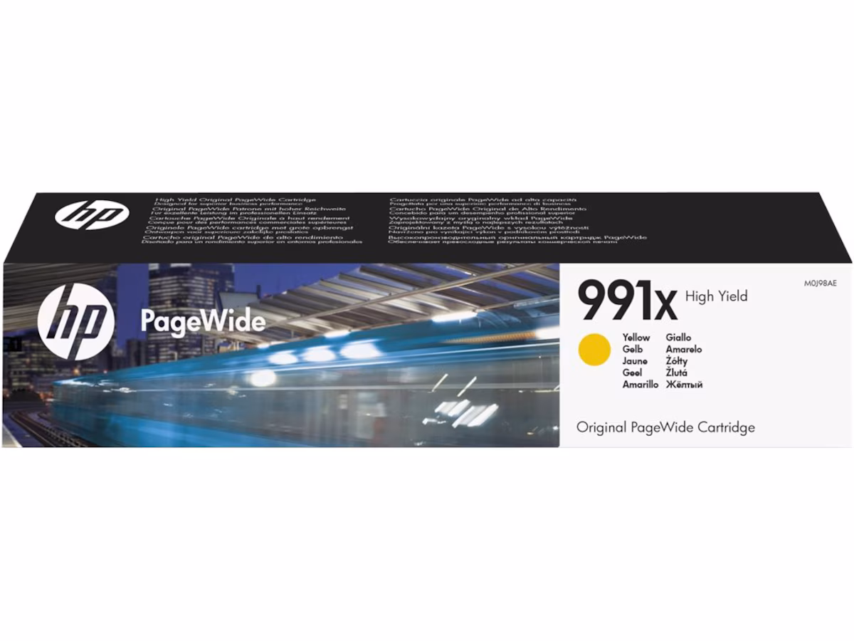 HP Blekk 991X Gul