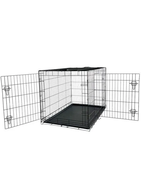Nobby Foldbart metal transportbur til bil S Sort