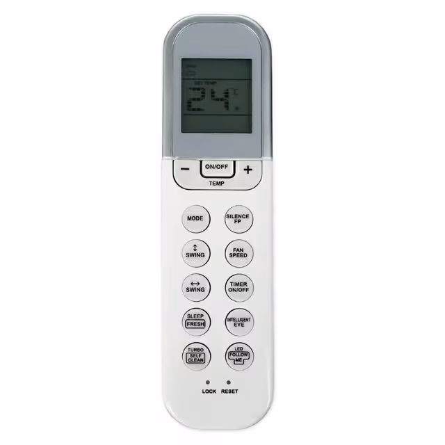 Erstatning fjernkontroll for RG36F/BGEF for Midea klimaanlegg