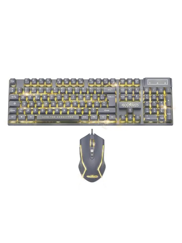 Freaks And Geeks Hogwarts Legacy - Gaming Keyboard and Mouse Bundle - Gaming tastatur & mus - Fransk - Svart