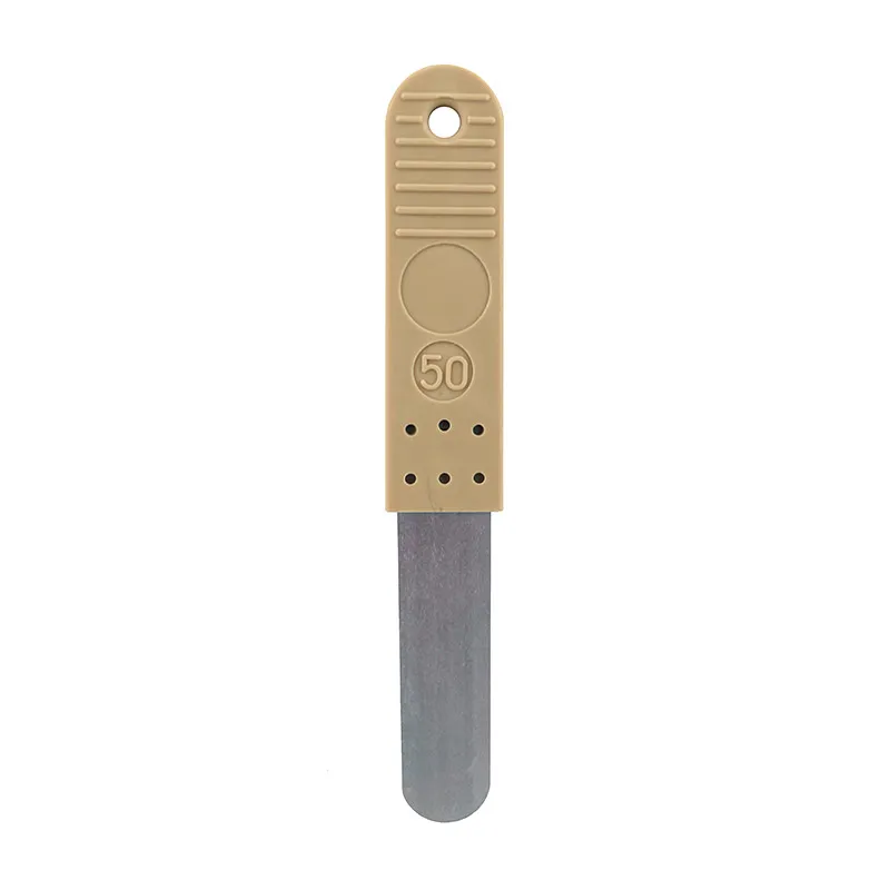 Søkerblad 0,50 mm med plasthåndtak (beige)
