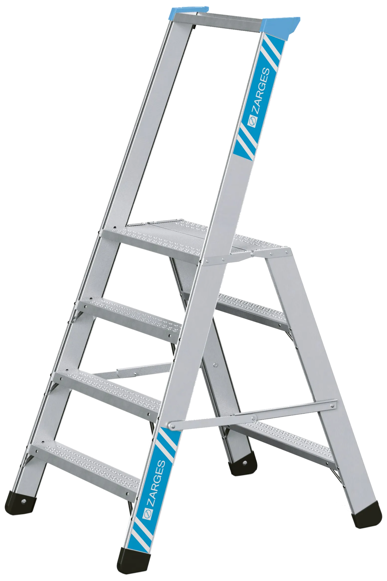 Arbejdsbuk m/gelænder Seventec RC SP 4 trin 0,86 m
