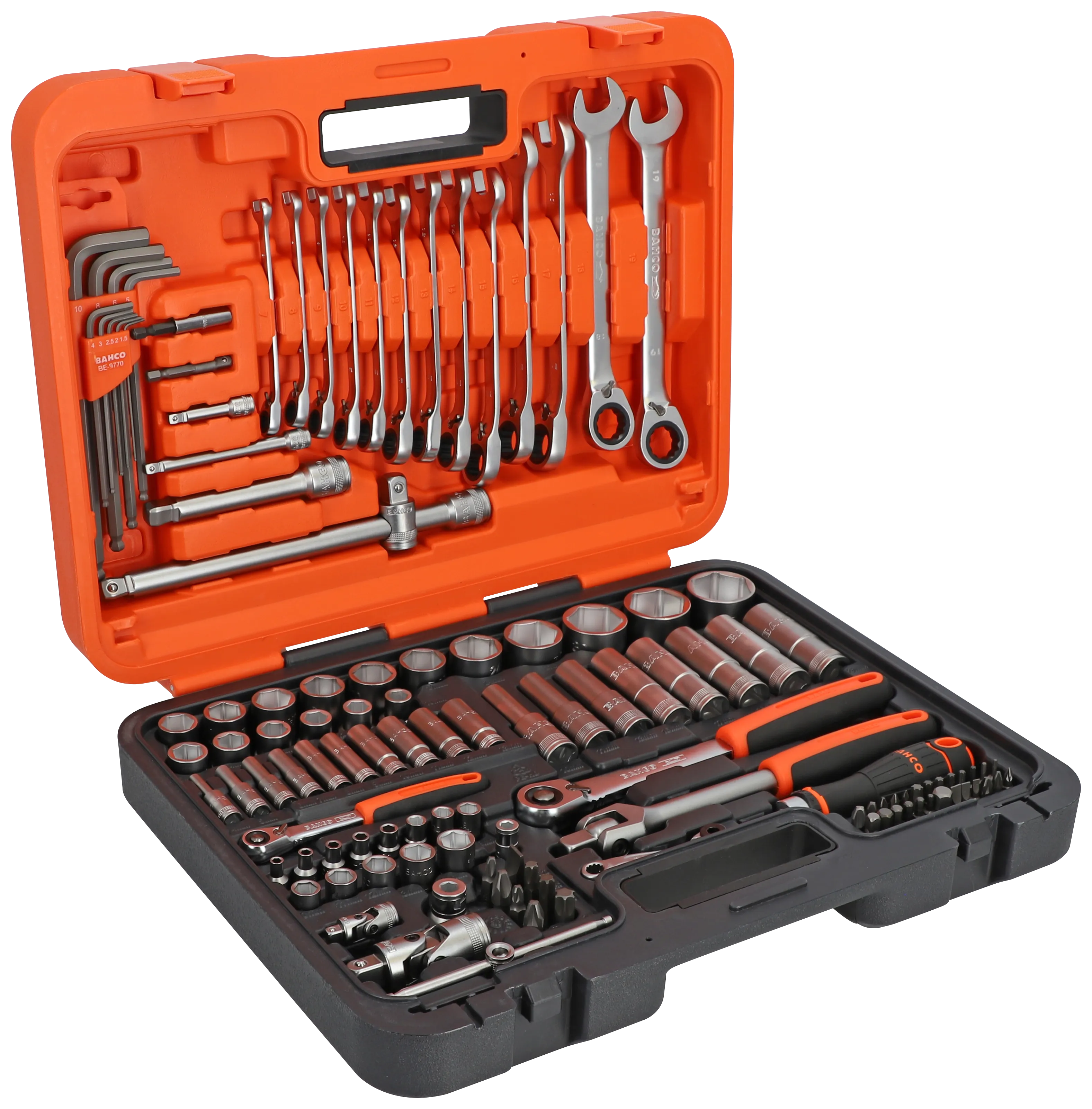 Topnøglesæt 1/4" + 1/2" 121dele S121MC0H