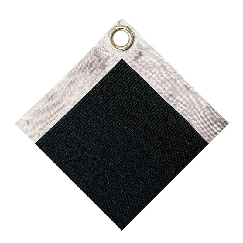 WLDPRO Sveiseteppe 1000x25000 mm i rull opptil 750°C utført i vermikulittbelagt glassfiber (Sort)