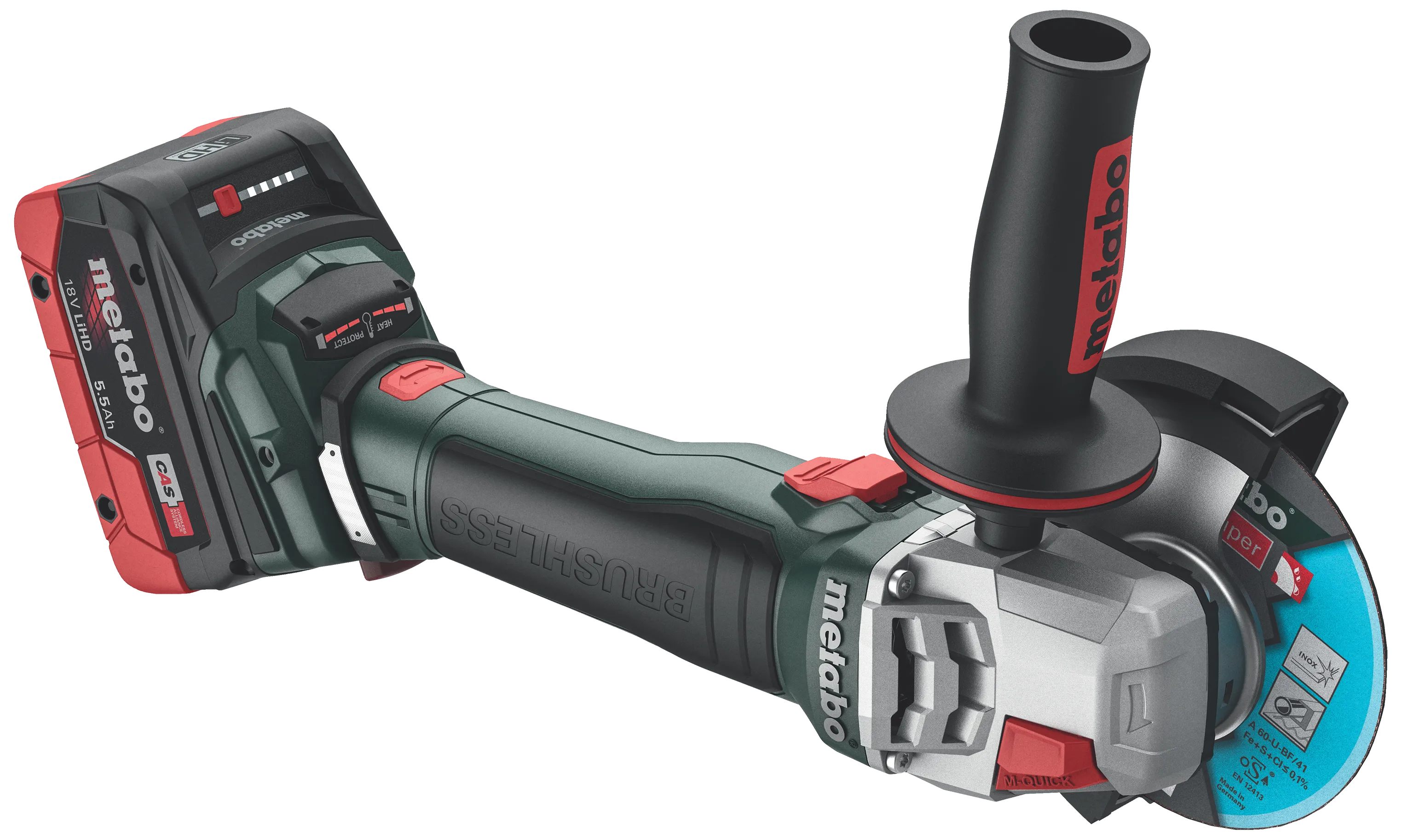 Vinkelsliper 125mm WB18LT BL11-125 Q m/2×18V/5,5Ah
