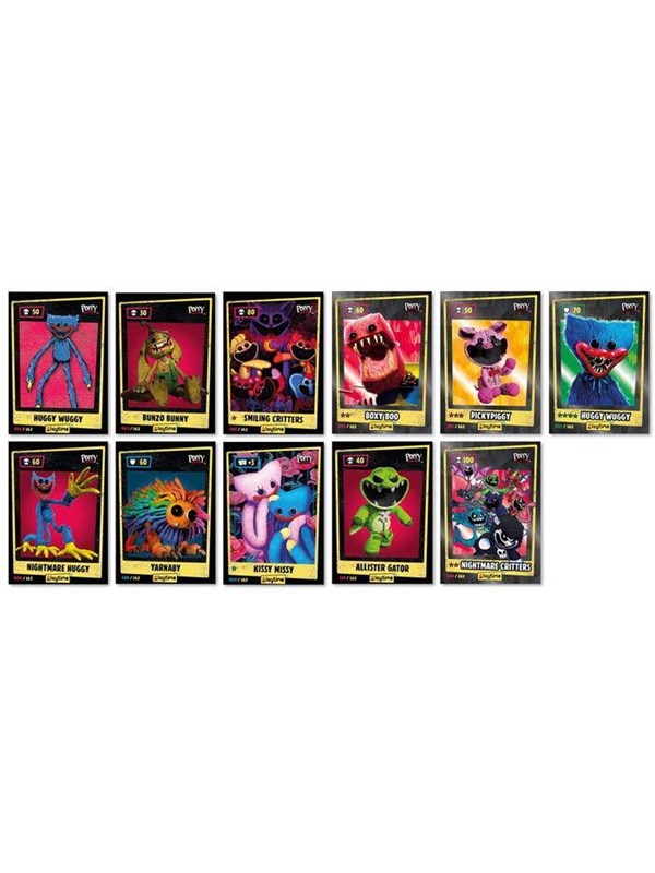 Poppy Playtime Collectible Cards 5 Pack - assorted