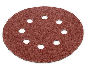 Borrelås sandpapir Ø 125 mm - korn 40