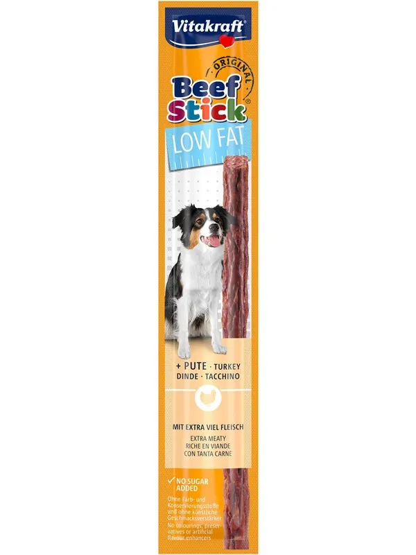 Vitakraft Beef Stick Low Fat 12g (1-Pack)