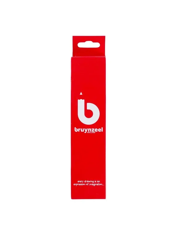 Bruynzeel Hb Black-Red And Gum Graphite Pencil