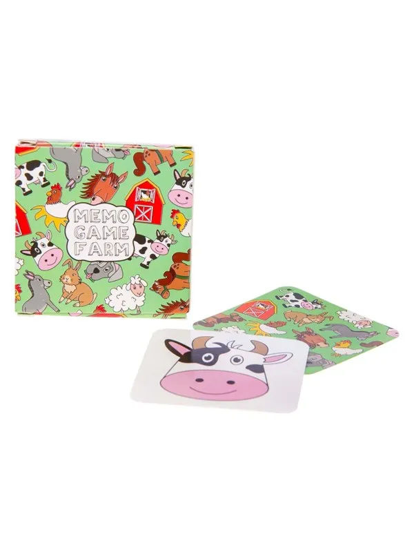 Duckiez Mini Memo Game Farm Animals 28 Cards