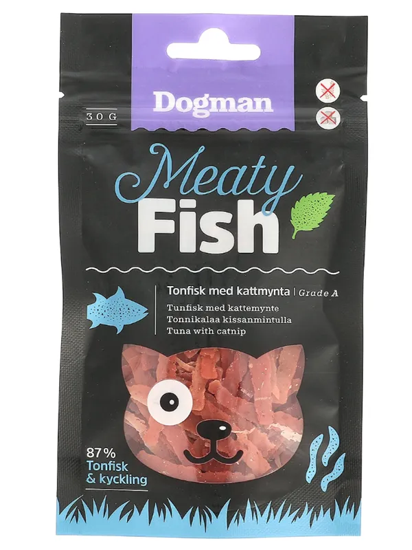Dogman Kattegodbit Tunfisk med Kattemynte 30g