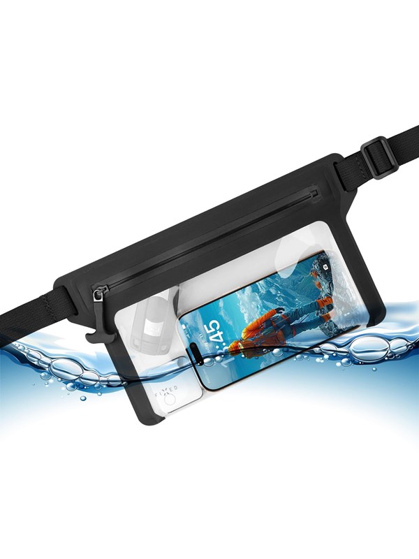 FIXED DRY BELT Waterproof Smartphone waist case Black