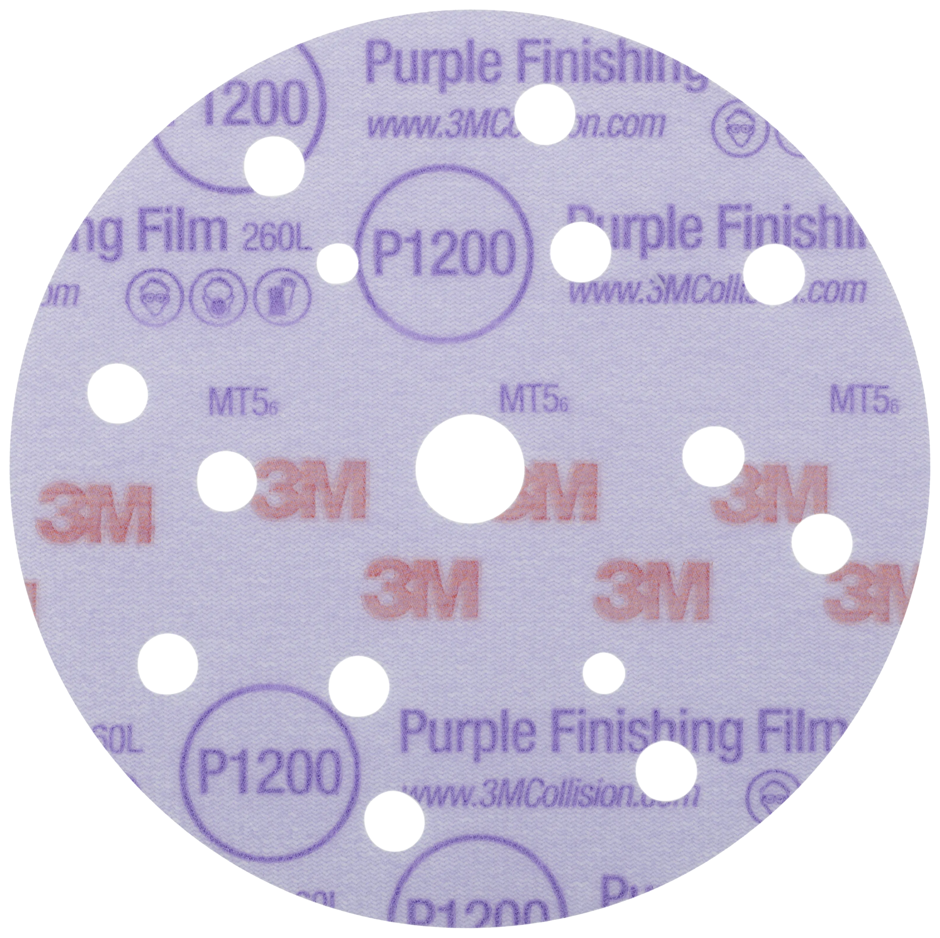 Sliperondell Hookit 260L+ 15 huller P1200 150 mm