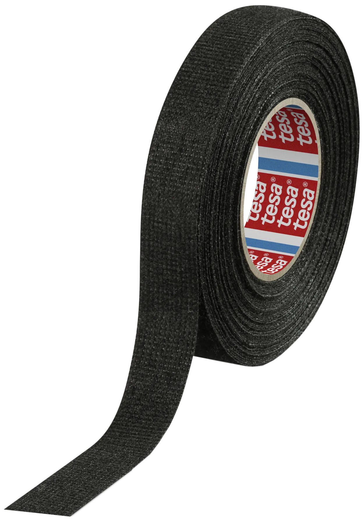 Tesa 51608 kabeltape PET-fleece sort 15mm×15m