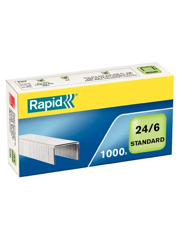 Rapid Heftestift  Standard 24/6 Galv 1000