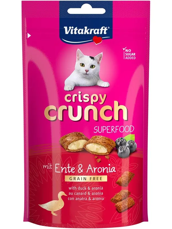 Vitakraft Crispy Crunch Superfood med And & Aronia 60g
