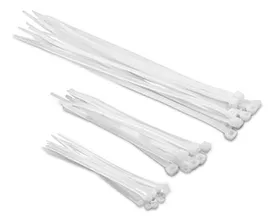 Kabelstrips 75 stk - hvit