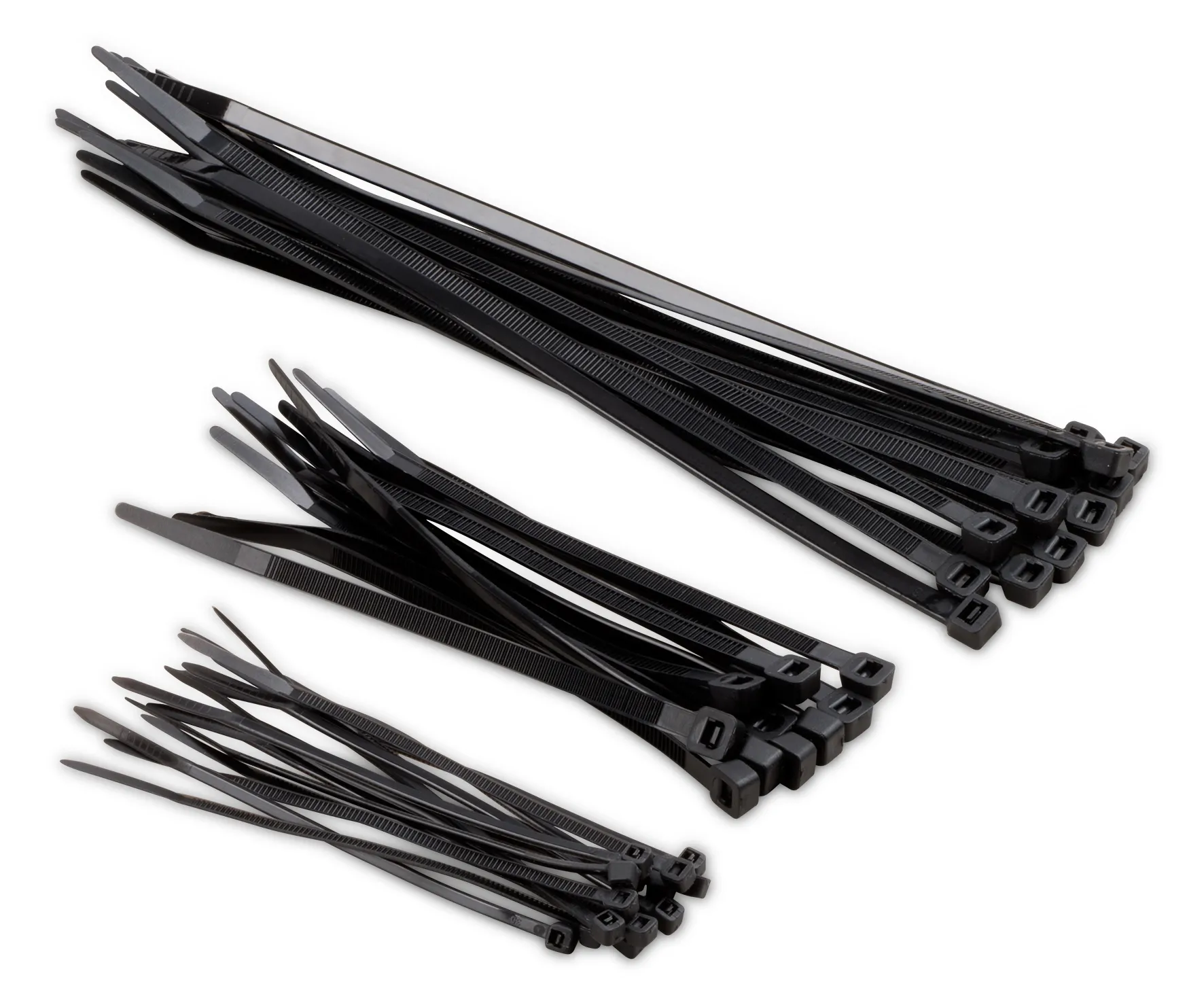 Kabelstrips sort 8,0 x 300 mm - 25 stk