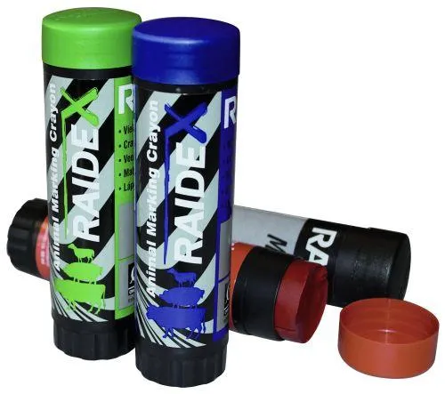 Merkekritt Raidl plast sort