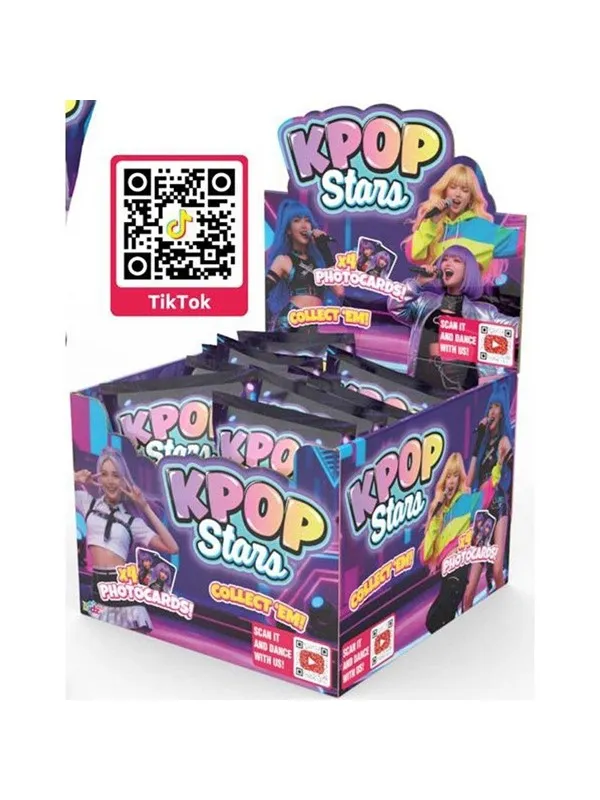 K-POP Stars Photo Cards 6-Pack - assorted