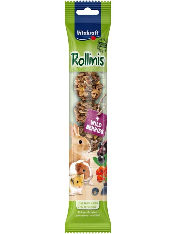 Vitakraft - Rollinis Wildberry for rodents 40g
