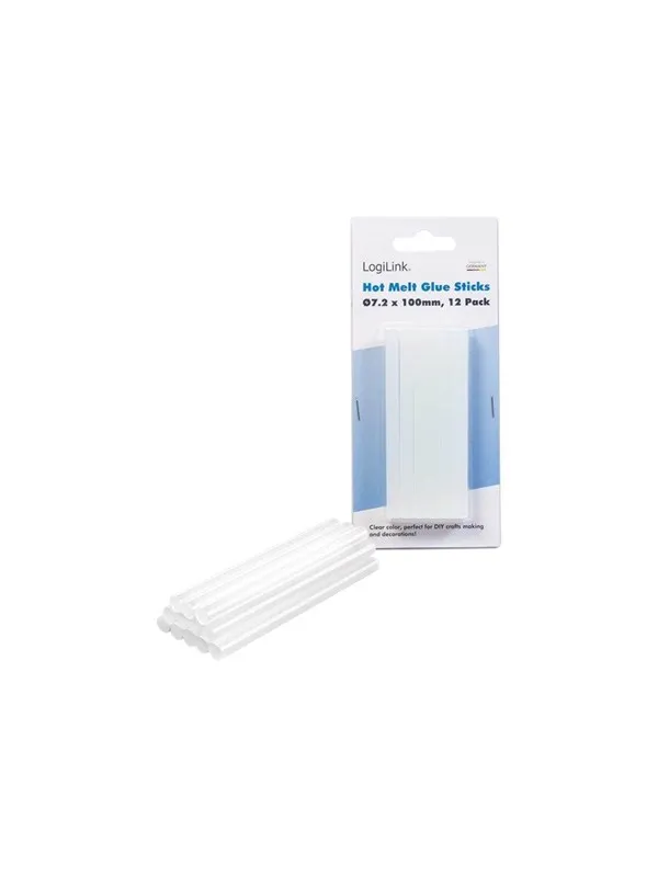 LogiLink Hot glue sticks Ø7.2 mm 12 pcs. suitable for WZ0050