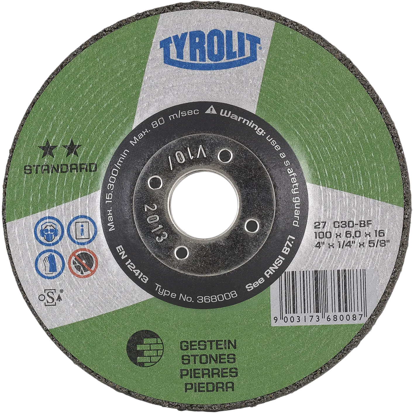 Kutteskive Standard 41X ø115×2,5 C30S-BF