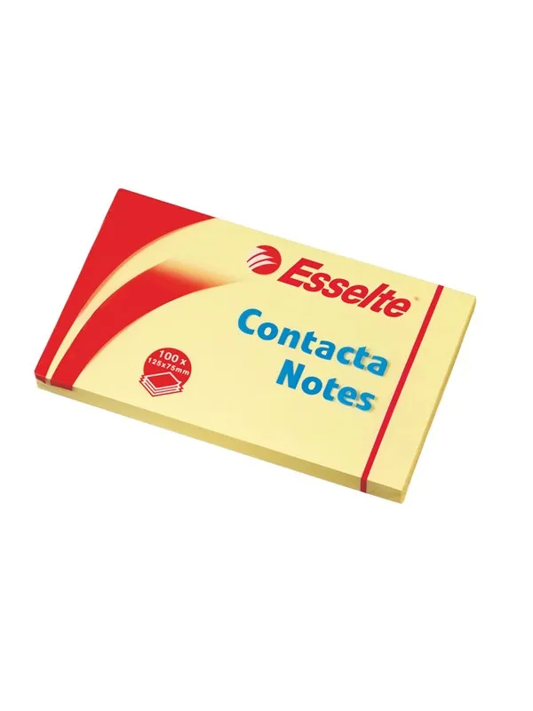 Esselte Contacta Notes 75x125mm Gul