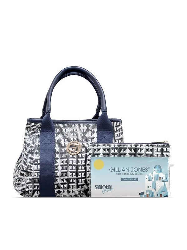 Gillian Jones Mary Bag - Santorini Print Mary