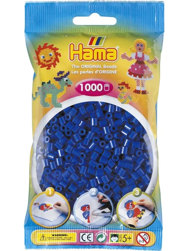 Hama Midi Beads - Dark Blue 1000 pcs