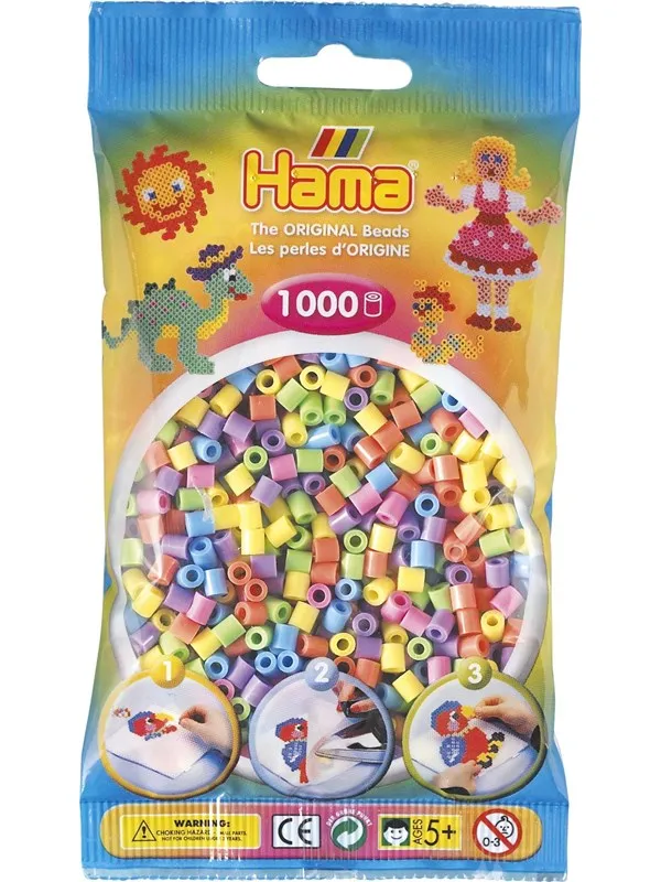 Hama Beads Pastelmix 1000 pcs