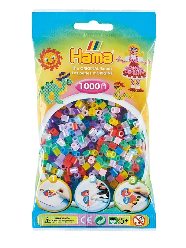 Hama Ironing beads-transparent Mix (053) 1000pcs.
