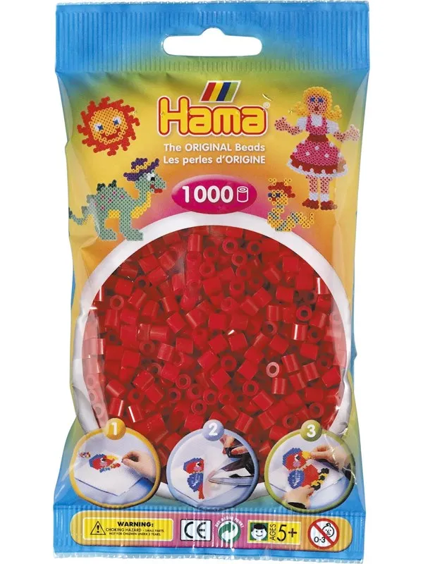 Hama Ironing beads-dark red 1000 pcs