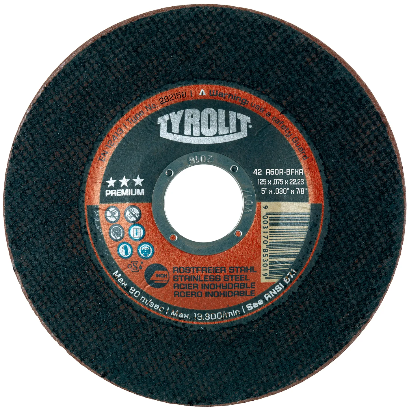 Kutteskive Premium 42F ø125×0,75 A60R-BFXA - SALG