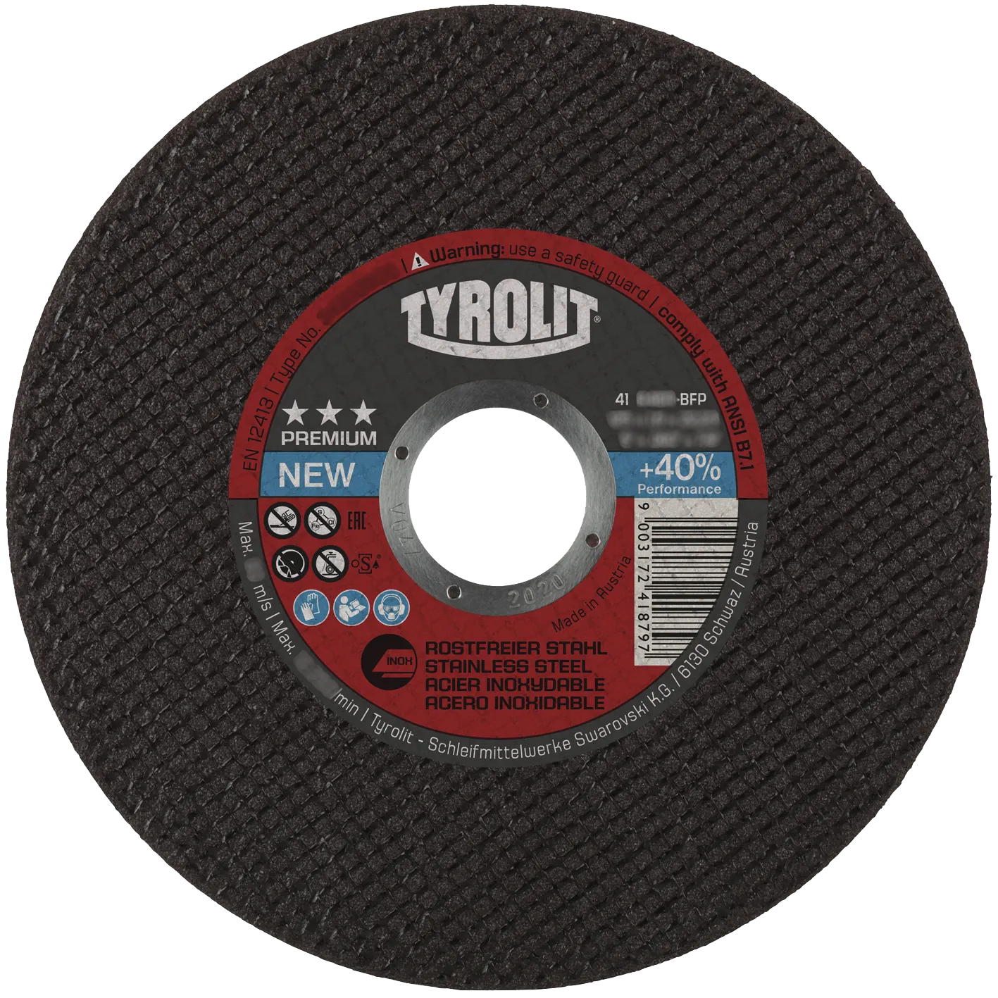 Kutteskive Premium 41F ø115×0,75 A60R-BFP