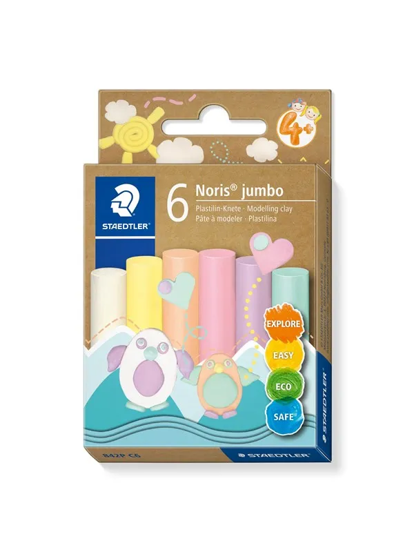 Staedtler Modelling clay Noris Jumbo pastel