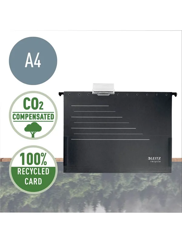 Leitz Alpha® Recycle Hengelomme, Sort