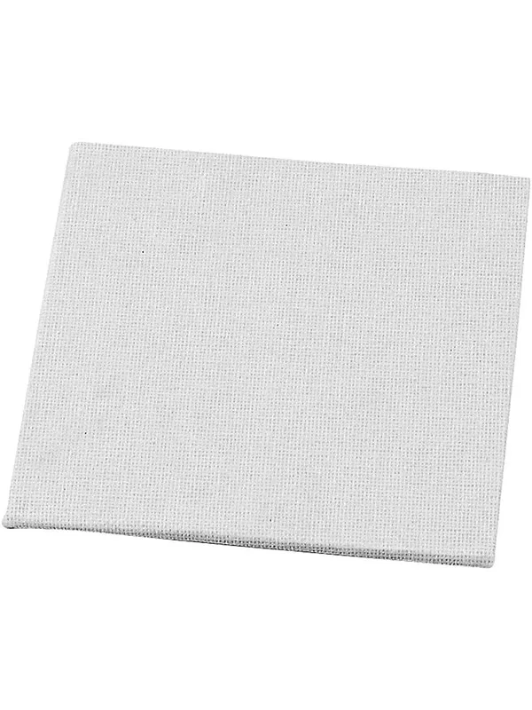 Creativ Company Canvas Panel White 280gr 10x10cm
