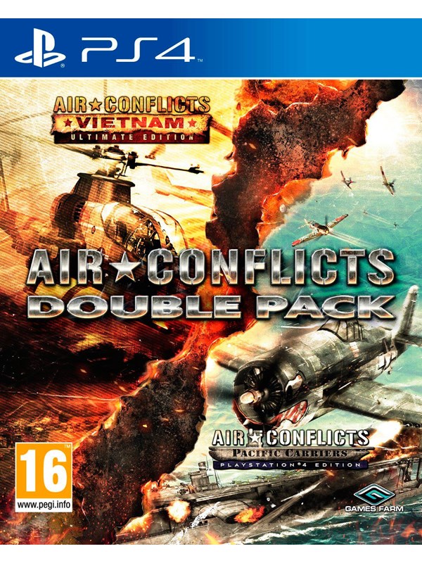 Air Conflicts: Double Pack (Vietnam Ultimate Edition & Pacific Carriers Ultimate Edition) - Sony PlayStation 4 - Collection