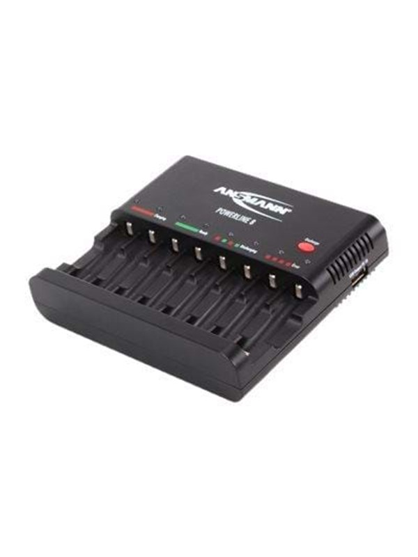 ANSMANN Powerline 8 charger for aa/aaa nimh 8 pcs.