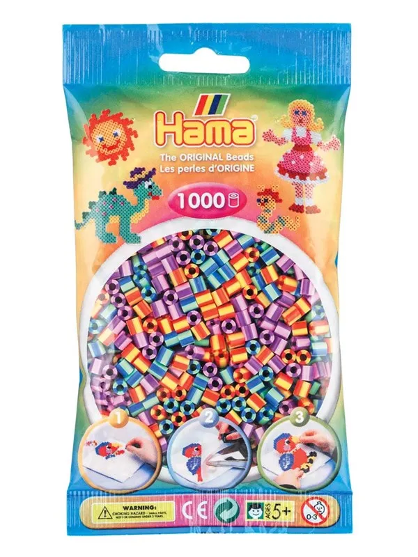 Hama Beads mix - Striped Mix 1000 pcs