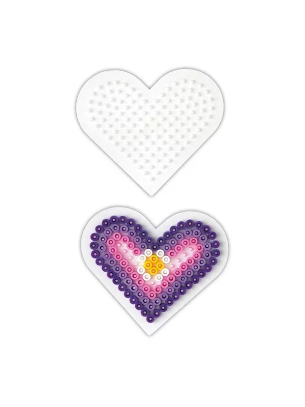 Hama Ironing Beads Plate-Heart Small